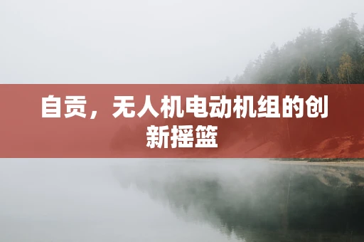 自贡，无人机电动机组的创新摇篮