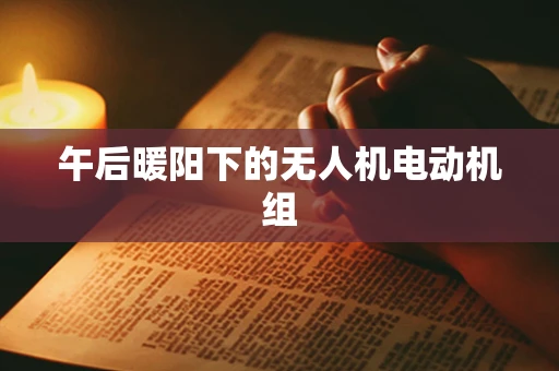 午后暖阳下的无人机电动机组