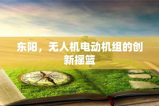 东阳，无人机电动机组的创新摇篮