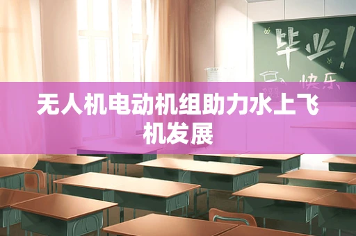 无人机电动机组助力水上飞机发展