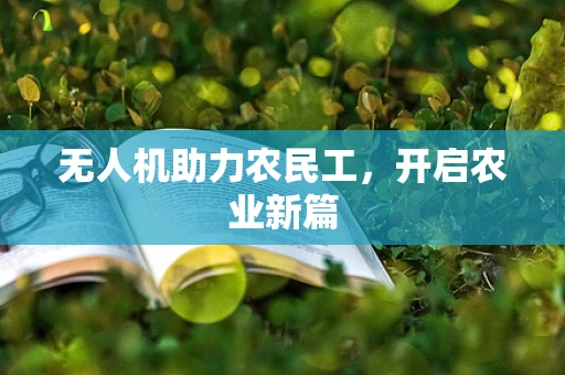 无人机助力农民工，开启农业新篇