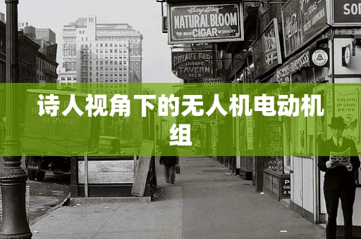 诗人视角下的无人机电动机组