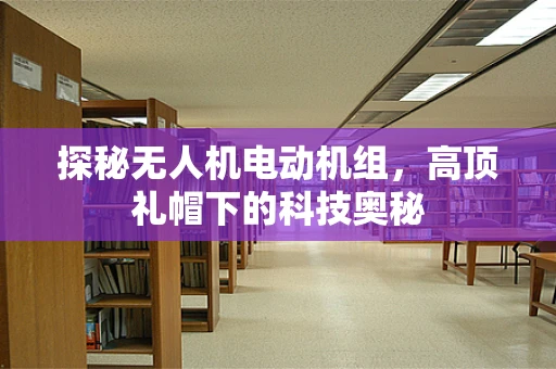 探秘无人机电动机组，高顶礼帽下的科技奥秘