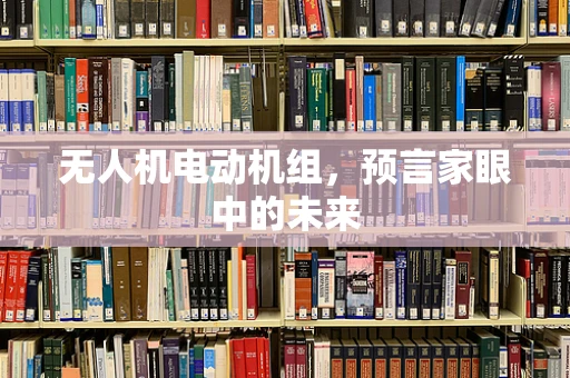 无人机电动机组，预言家眼中的未来