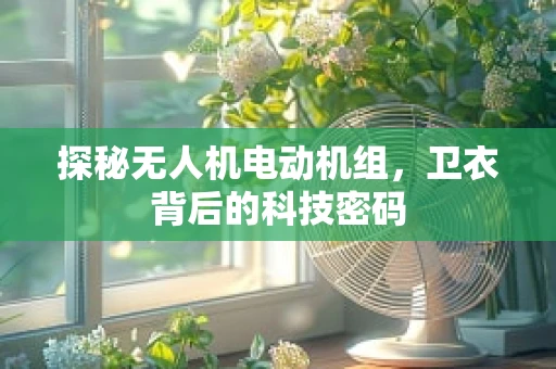 探秘无人机电动机组，卫衣背后的科技密码