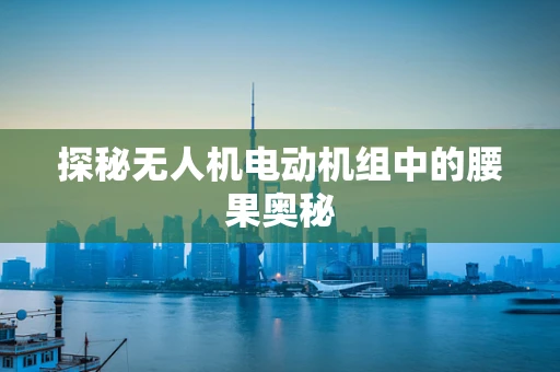 探秘无人机电动机组中的腰果奥秘