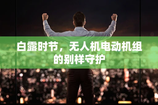 白露时节，无人机电动机组的别样守护