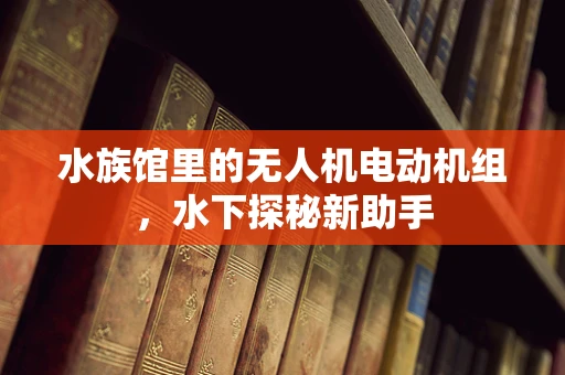 水族馆里的无人机电动机组，水下探秘新助手