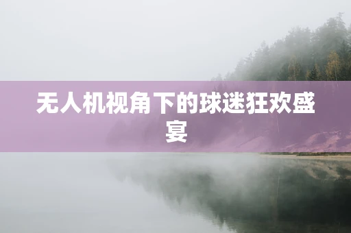 无人机视角下的球迷狂欢盛宴
