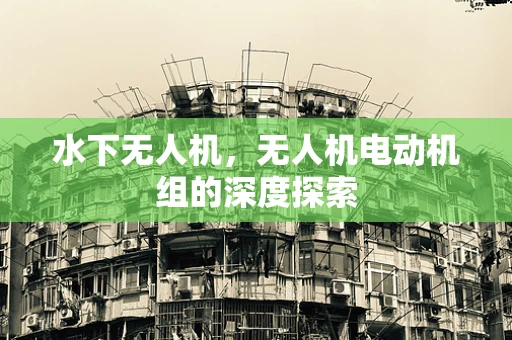 水下无人机，无人机电动机组的深度探索