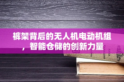 裤架背后的无人机电动机组，智能仓储的创新力量