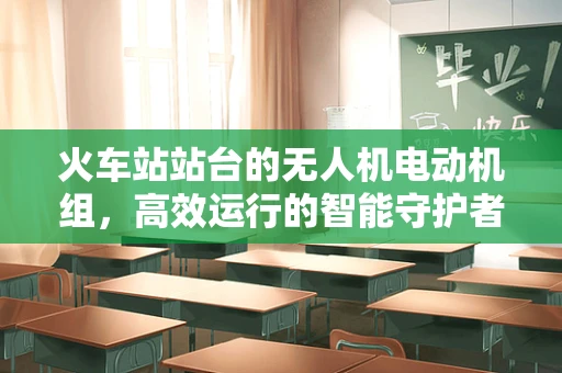 火车站站台的无人机电动机组，高效运行的智能守护者