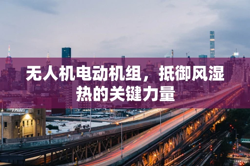 无人机电动机组，抵御风湿热的关键力量