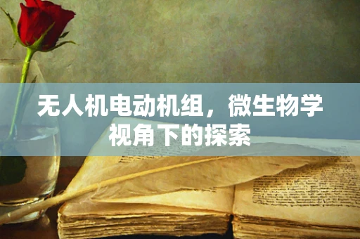 无人机电动机组，微生物学视角下的探索