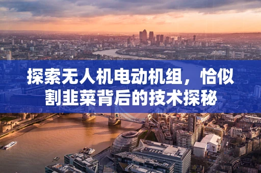 探索无人机电动机组，恰似割韭菜背后的技术探秘