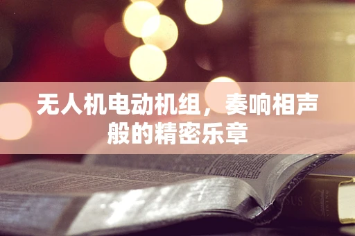 无人机电动机组，奏响相声般的精密乐章