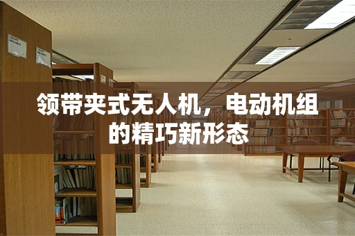 领带夹式无人机，电动机组的精巧新形态