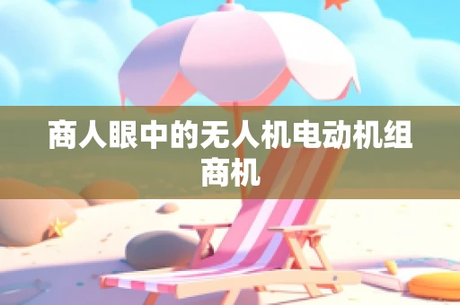 商人眼中的无人机电动机组商机