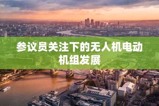 参议员关注下的无人机电动机组发展