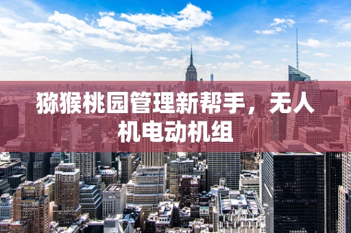 猕猴桃园管理新帮手，无人机电动机组