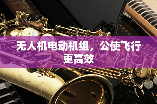 无人机电动机组，公使飞行更高效