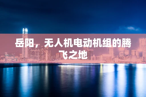 岳阳，无人机电动机组的腾飞之地