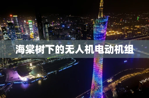 海棠树下的无人机电动机组