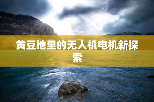 黄豆地里的无人机电机新探索