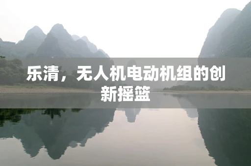 乐清，无人机电动机组的创新摇篮