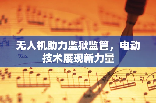 无人机助力监狱监管，电动技术展现新力量