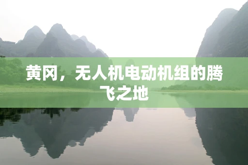 黄冈，无人机电动机组的腾飞之地