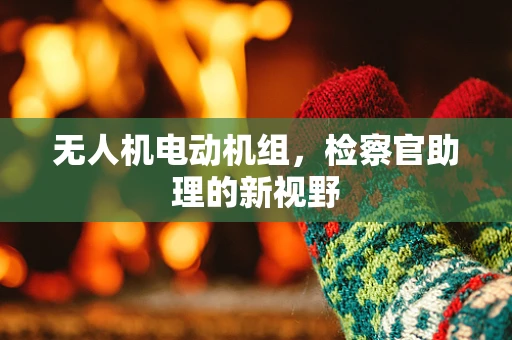 无人机电动机组，检察官助理的新视野