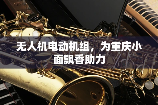 无人机电动机组，为重庆小面飘香助力