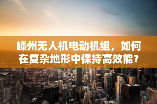 嵊州无人机电动机组，如何在复杂地形中保持高效能？