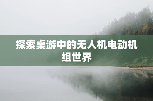 探索桌游中的无人机电动机组世界