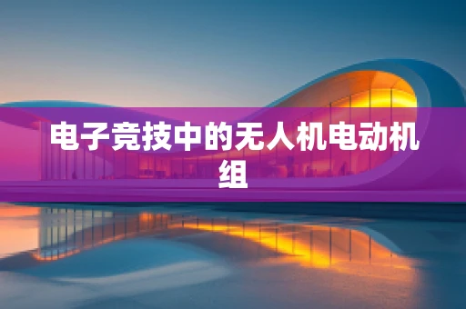 电子竞技中的无人机电动机组