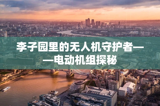 李子园里的无人机守护者——电动机组探秘