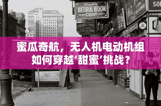 蜜瓜奇航，无人机电动机组如何穿越‘甜蜜’挑战？