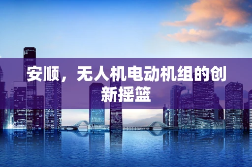 安顺，无人机电动机组的创新摇篮