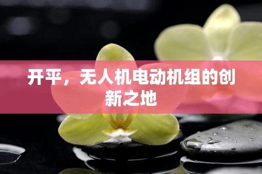 开平，无人机电动机组的创新之地