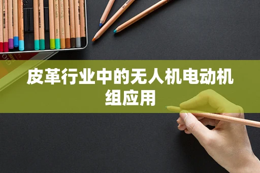 皮革行业中的无人机电动机组应用