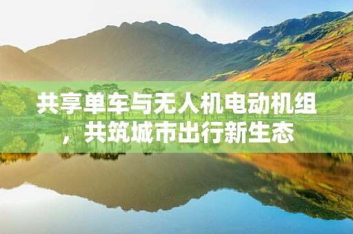 共享单车与无人机电动机组，共筑城市出行新生态