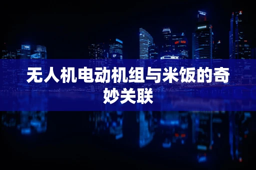 无人机电动机组与米饭的奇妙关联