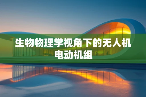 生物物理学视角下的无人机电动机组