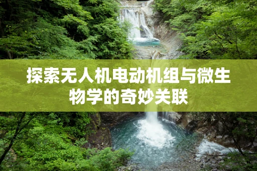 探索无人机电动机组与微生物学的奇妙关联