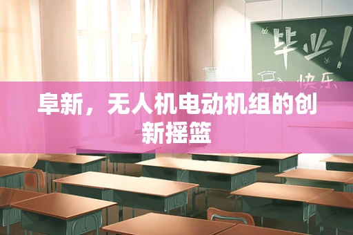 阜新，无人机电动机组的创新摇篮