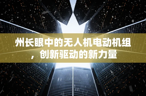 州长眼中的无人机电动机组，创新驱动的新力量