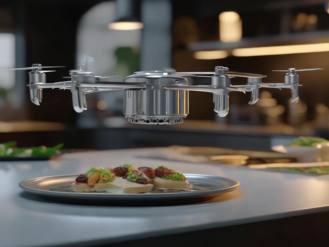 无人机电动机组,厨师的创新烹饪助手