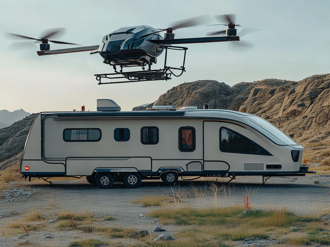 宿营车与无人机电动机组,协同助力户外作业新变革