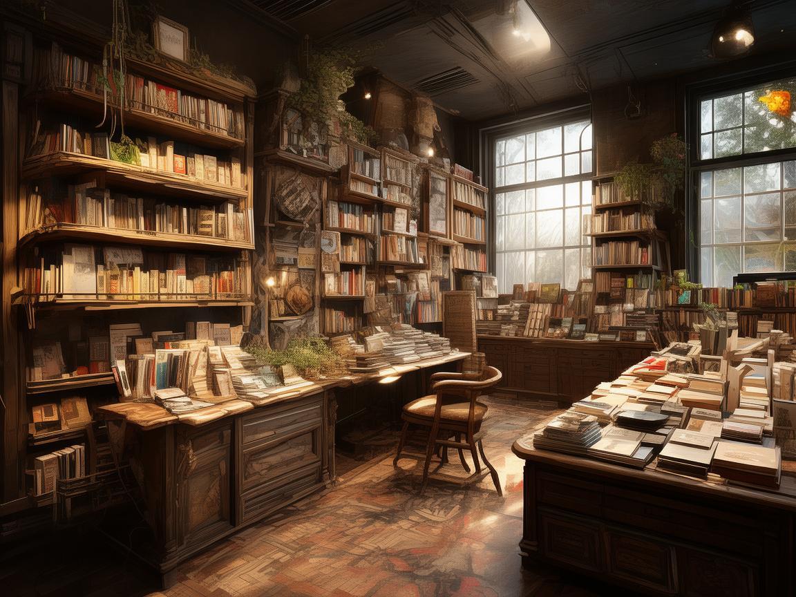 书店中的无人机电动机组，科技赋能书香世界